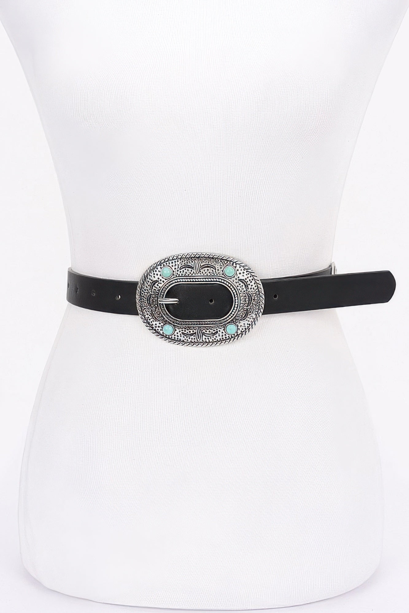 Multi Metal Vintage Pu Belt | Mixtshop LLC