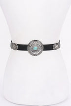Multi Metal Vintage Pu Belt | Mixtshop LLC
