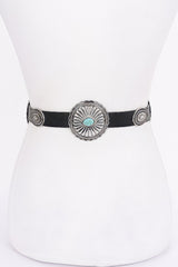 Multi Metal Vintage Pu Belt | Mixtshop LLC