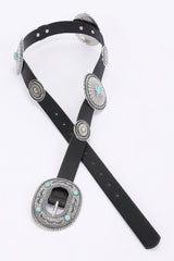 Multi Metal Vintage Pu Belt | Mixtshop LLC