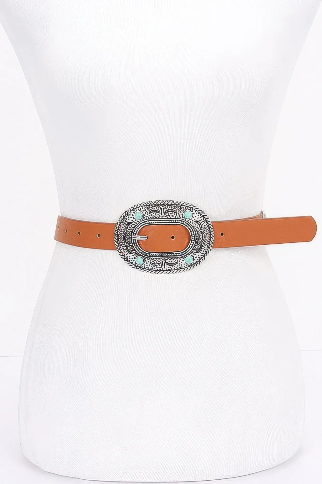 Multi Metal Vintage Pu Belt | Mixtshop LLC