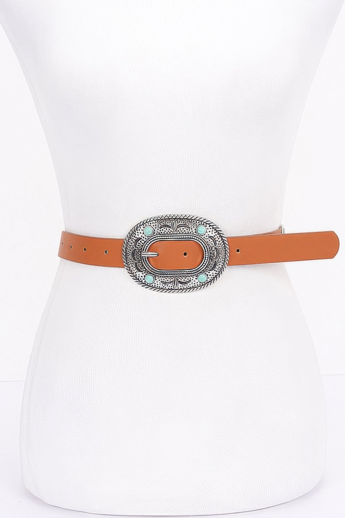 Multi Metal Vintage Pu Belt | Mixtshop LLC