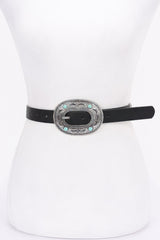 Multi Metal Vintage Pu Belt | Mixtshop LLC