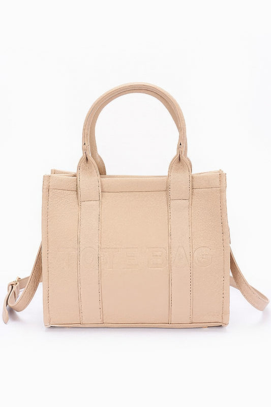 Faux Leather Tote Bag | Mixtshop LLC