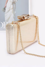 Metal Ribbon Top Case Clutch | Mixtshop LLC