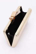 Metal Ribbon Top Case Clutch | Mixtshop LLC