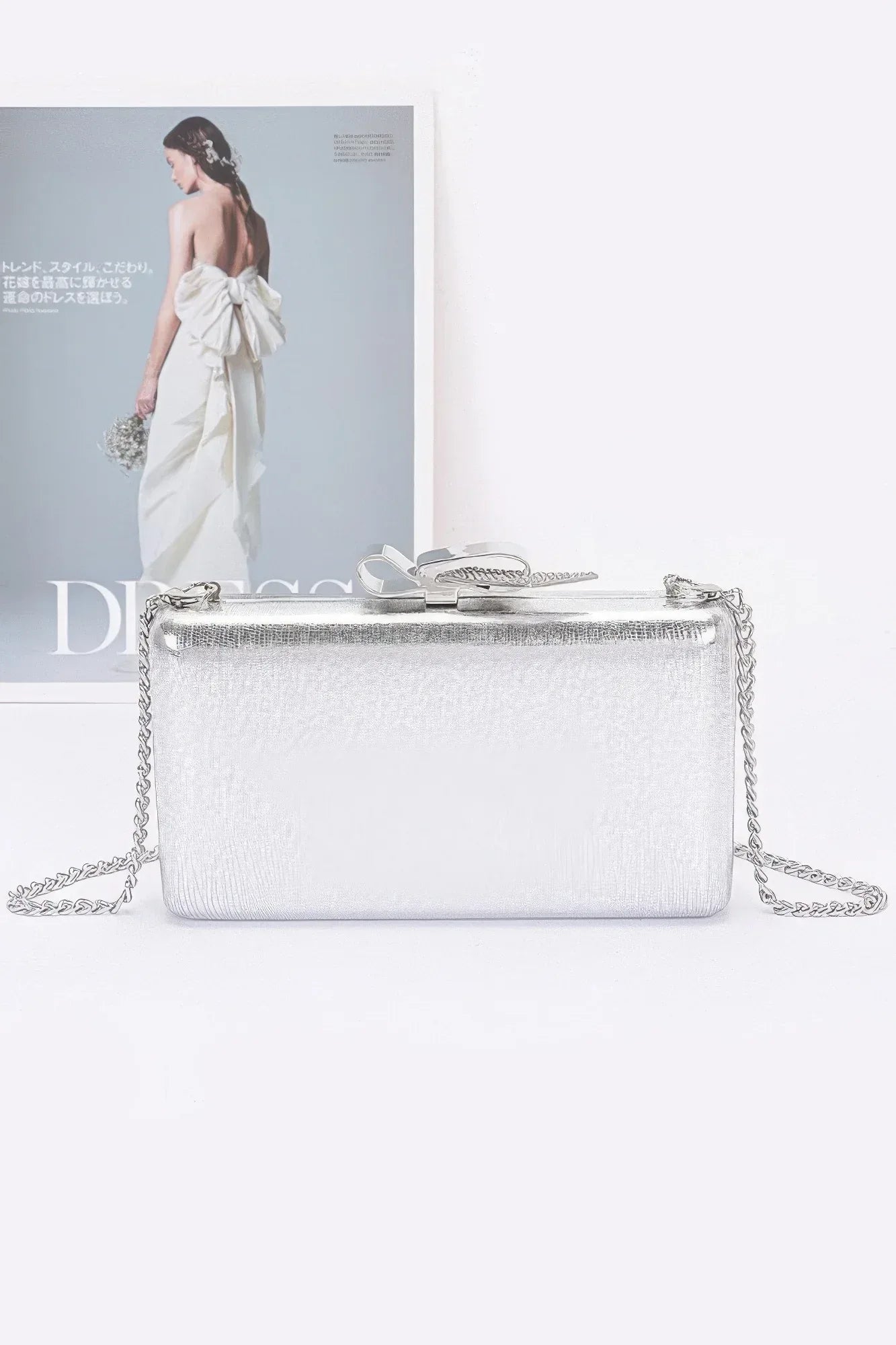 Metal Ribbon Top Case Clutch | Mixtshop LLC