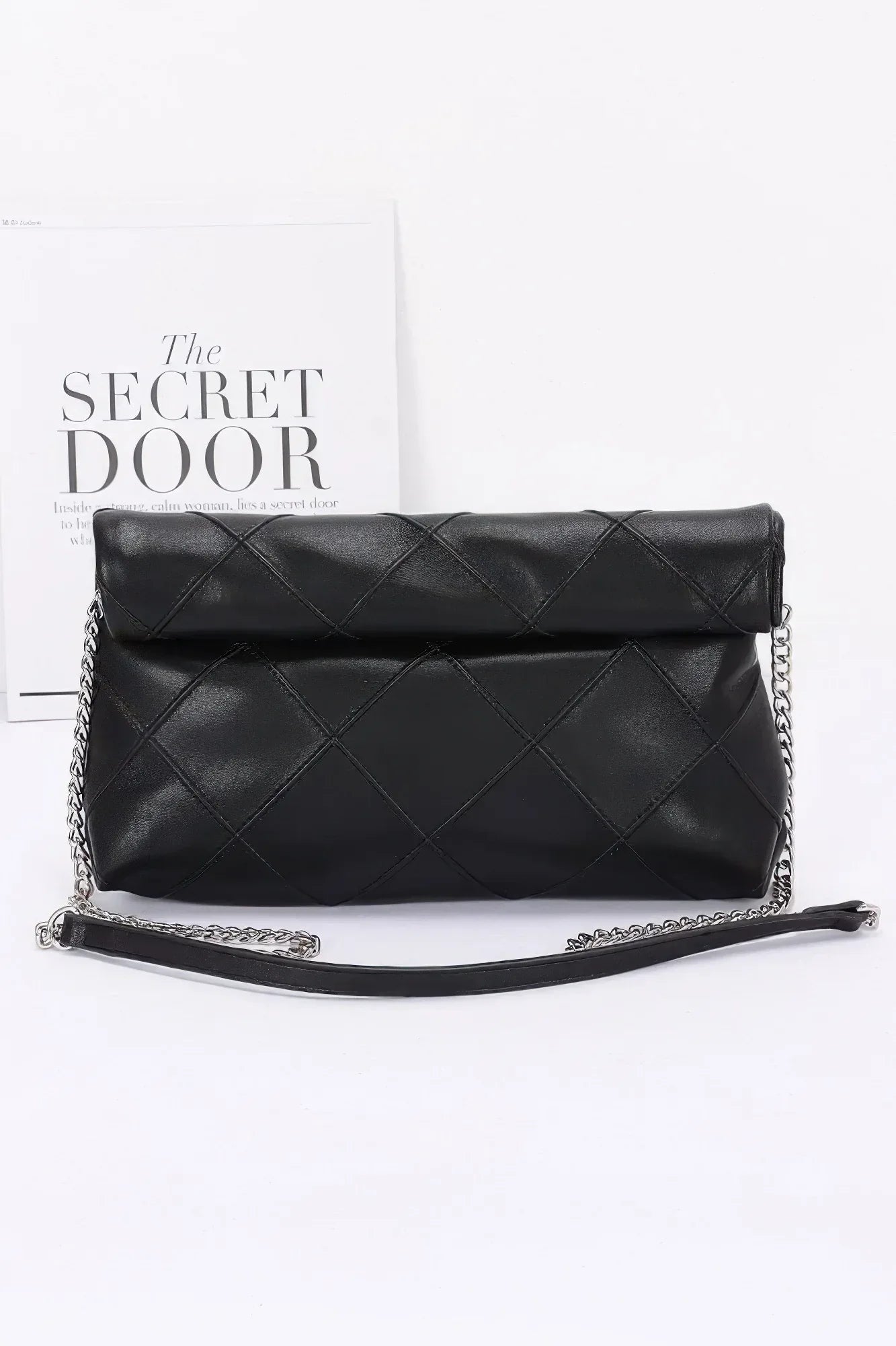 Quilted Faux Leather Pouch | Mixtshop LLC Main image