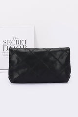 Quilted Faux Leather Pouch | Mixtshop LLC