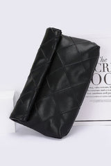 Quilted Faux Leather Pouch | Mixtshop LLC