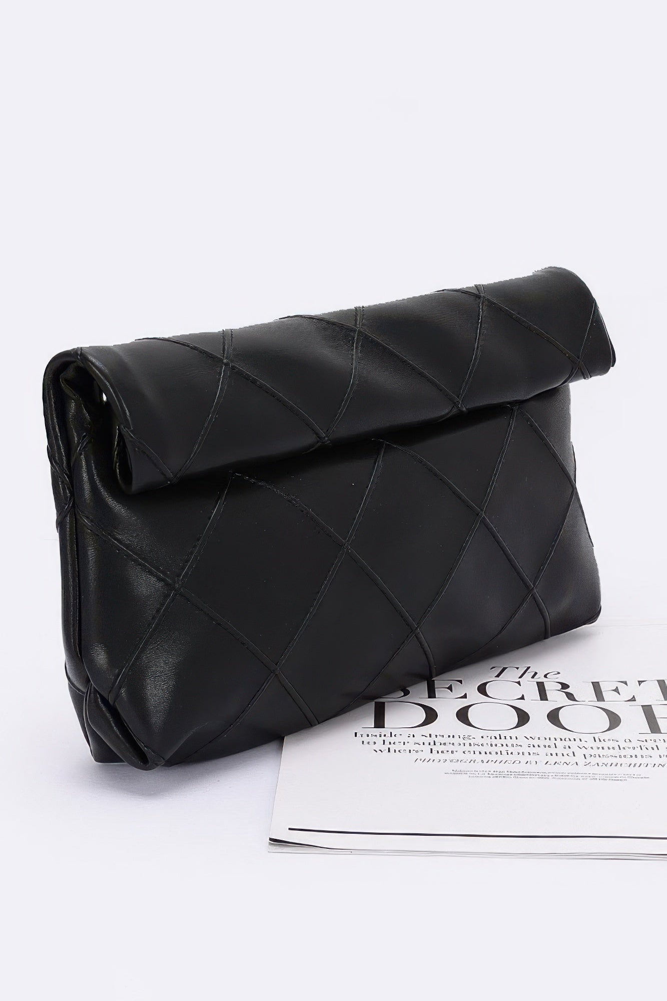 Quilted Faux Leather Pouch | Mixtshop LLC