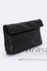 Quilted Faux Leather Pouch | Mixtshop LLC