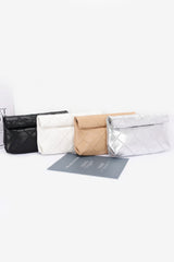 Quilted Faux Leather Pouch | Mixtshop LLC
