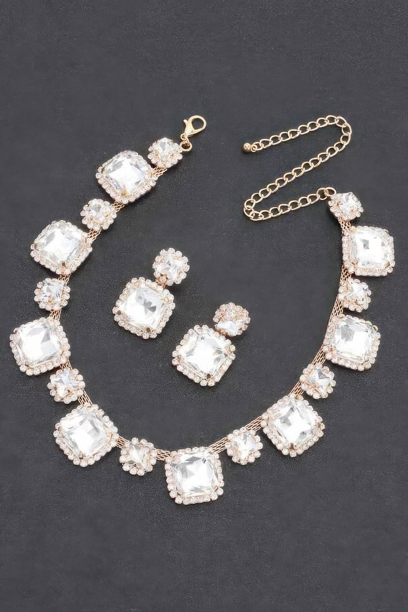 Rhinestone Party Necklace Set | Mixtshop LLC