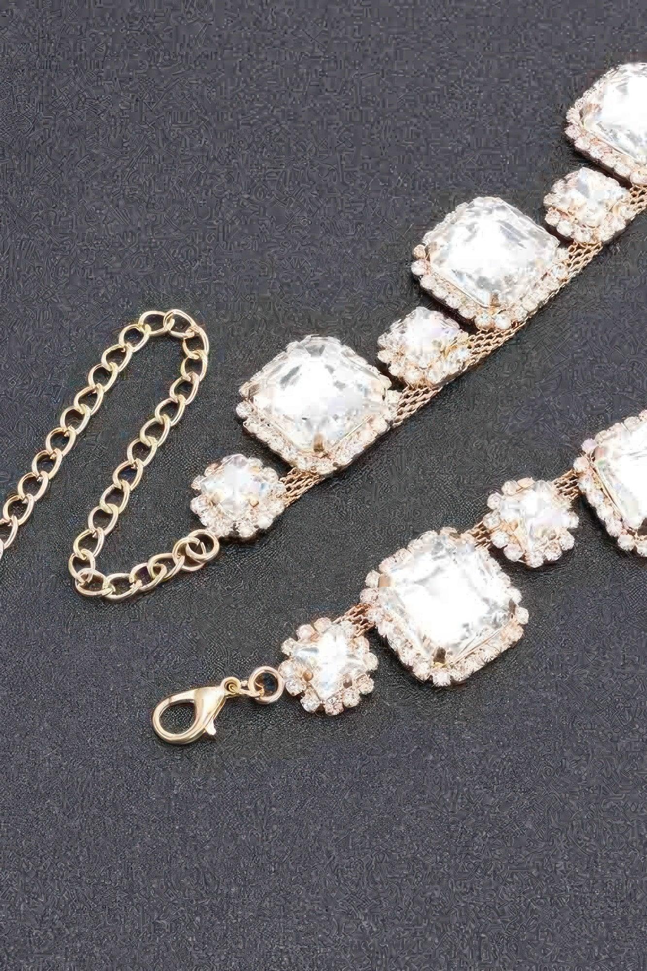 Rhinestone Party Necklace Set | Mixtshop LLC