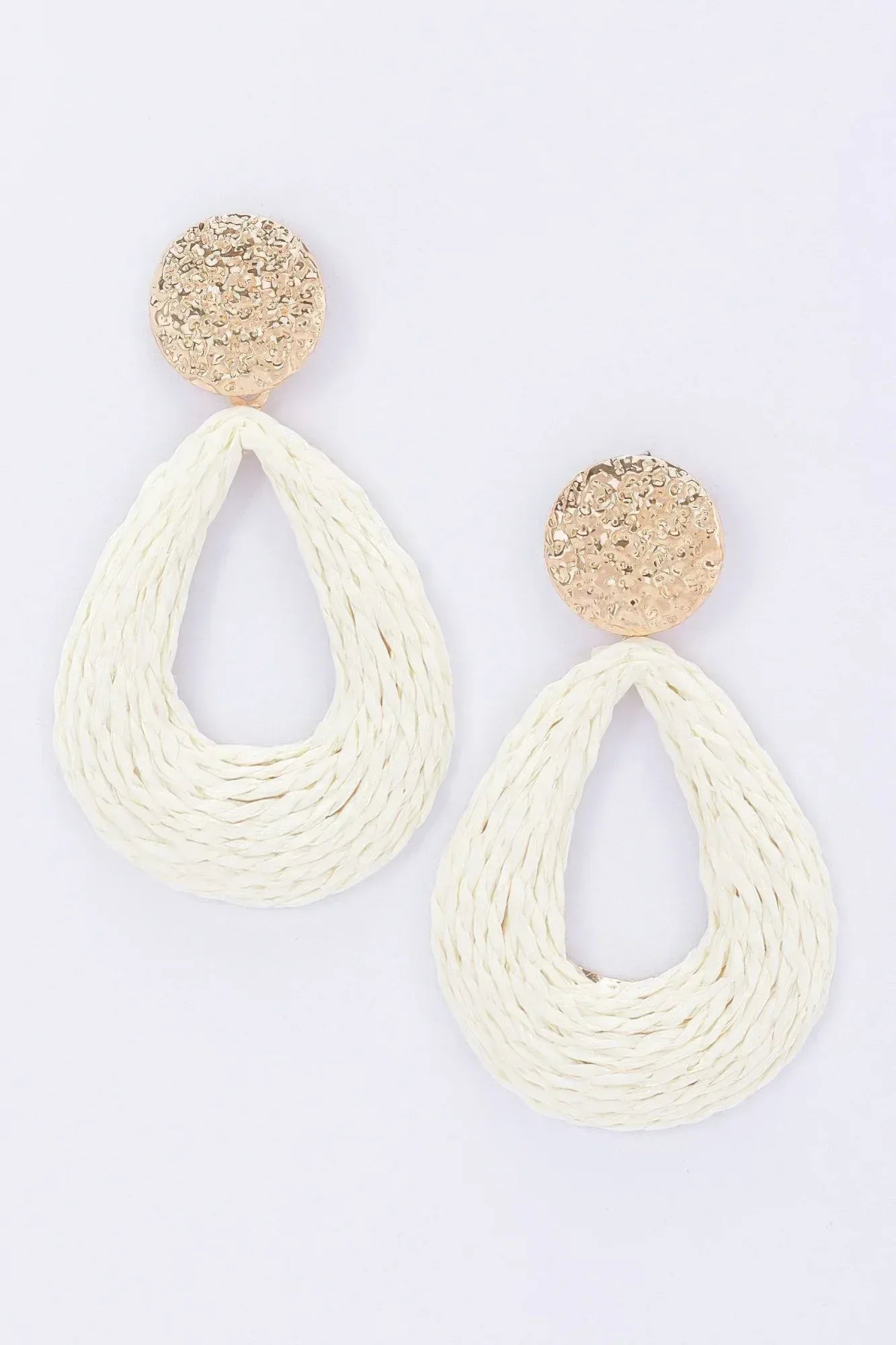 Metal And Paper Earring | Mixtshop LLC Main image