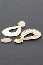 Metal And Paper Earring | Mixtshop LLC