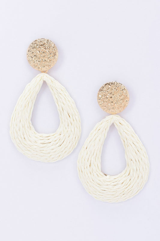 Metal And Paper Earring | Mixtshop LLC