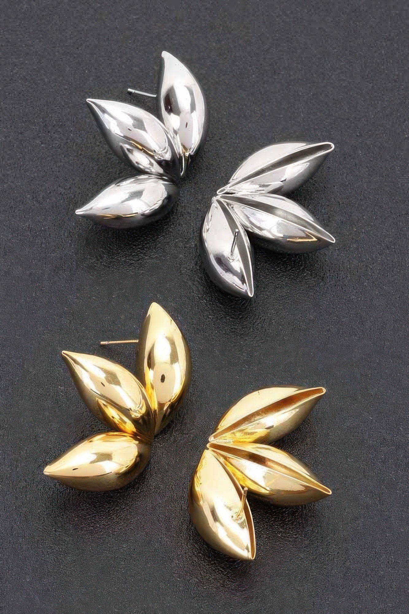 Metal Gold Dip Earring | Mixtshop LLC