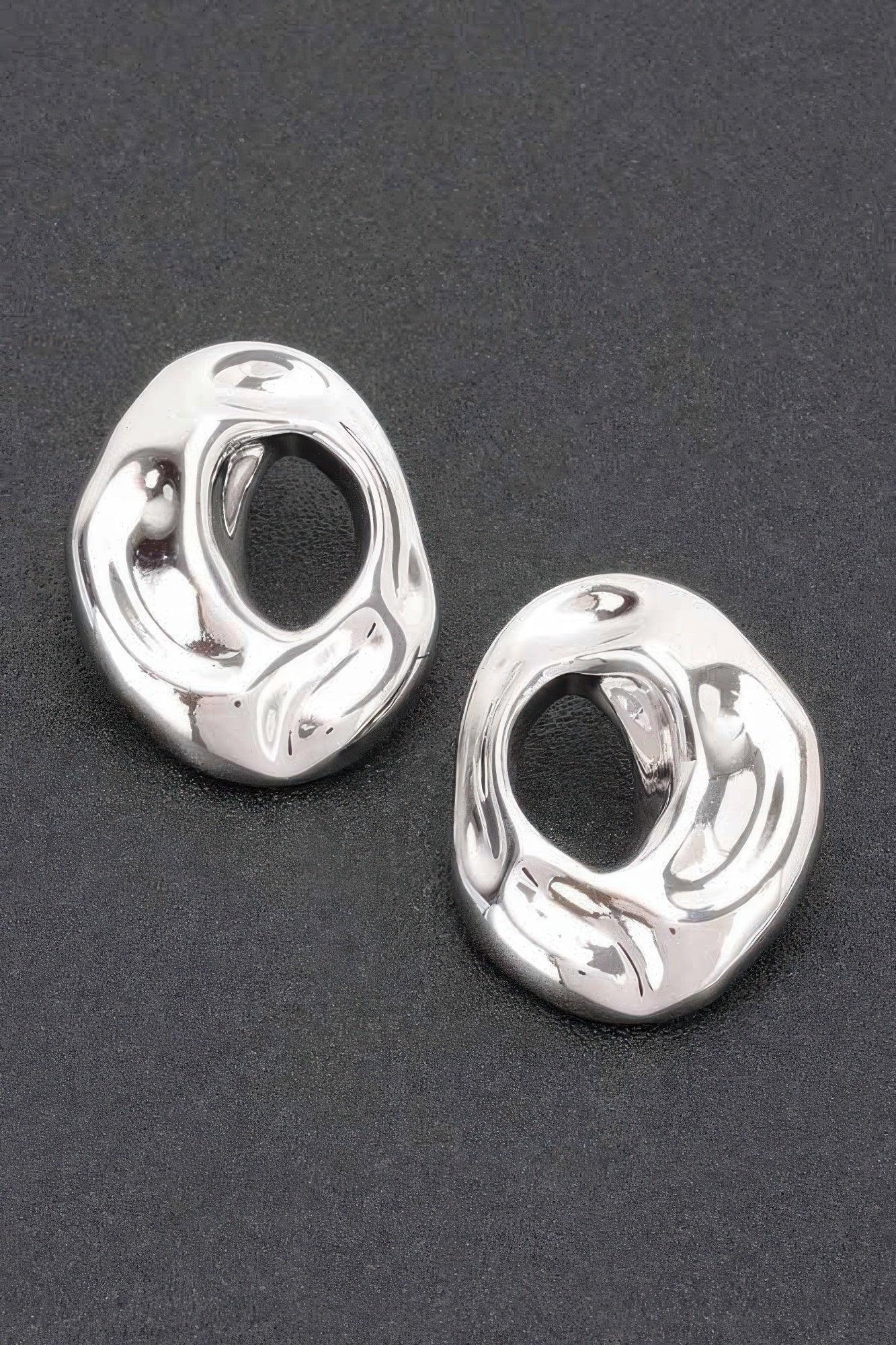 Metal Gold Dip Earring | Mixtshop LLC