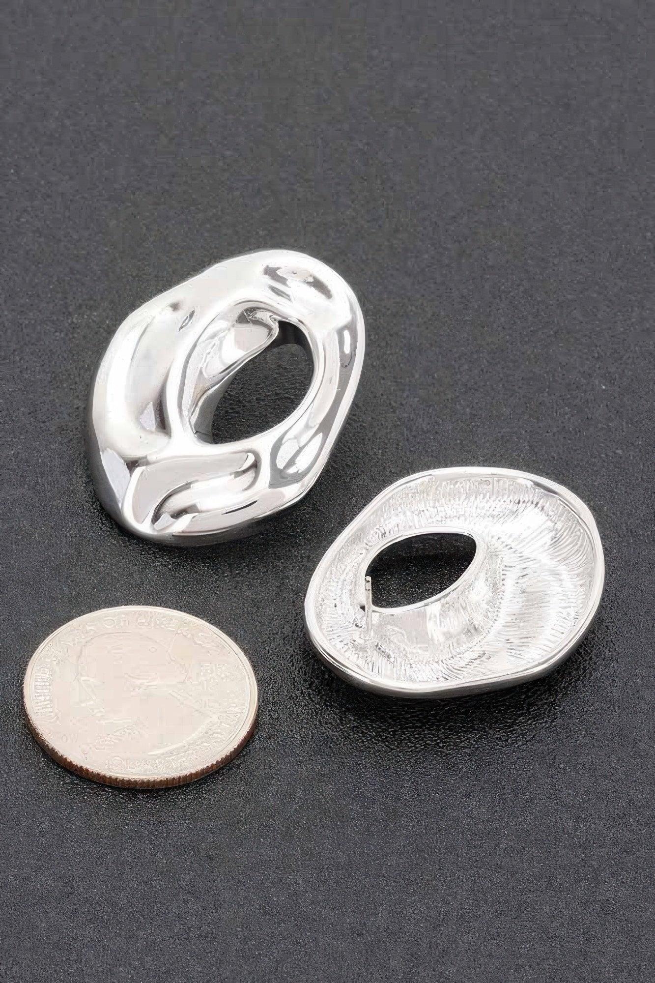 Metal Gold Dip Earring | Mixtshop LLC