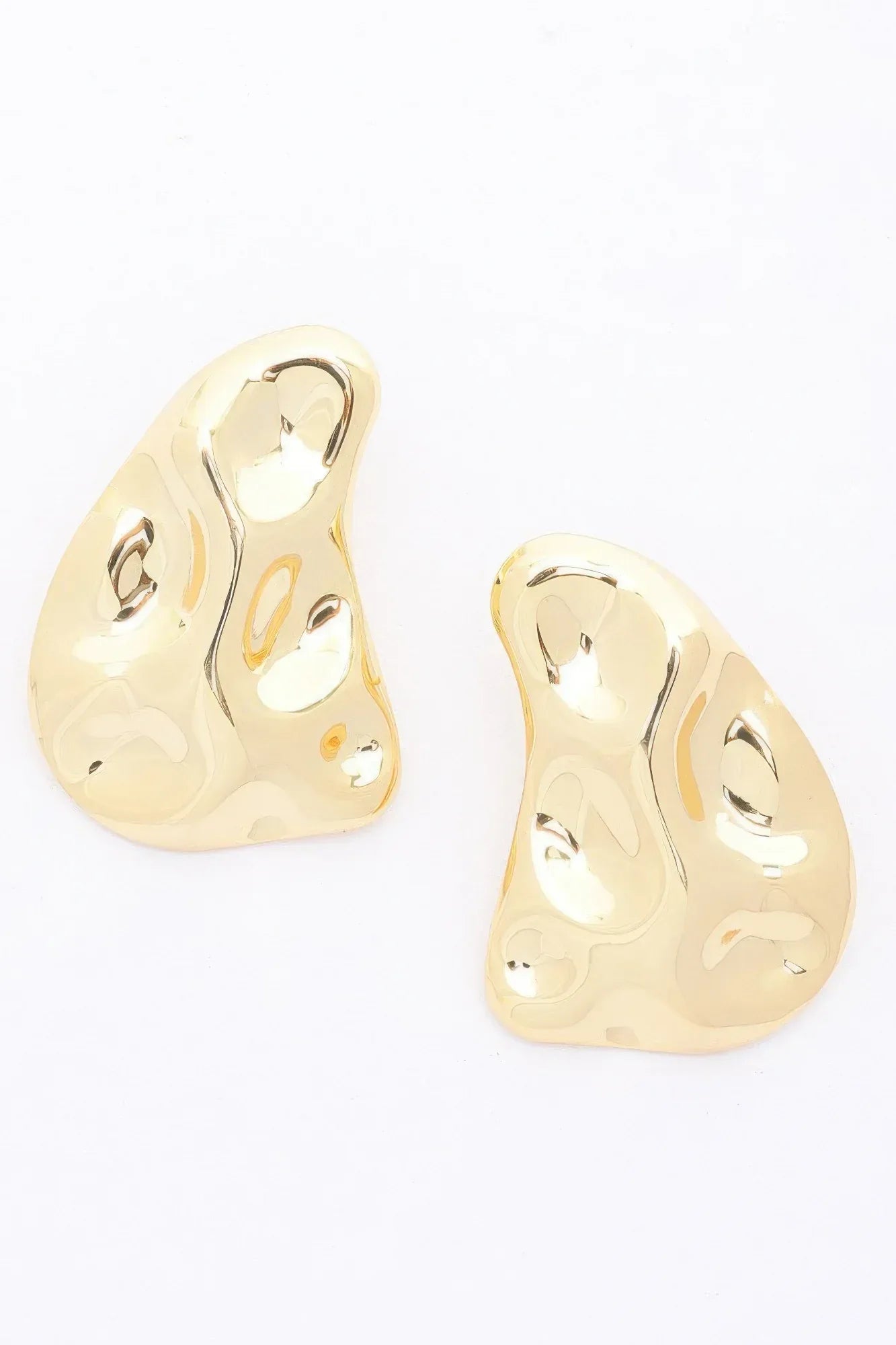Metal Gold Dip Earring | Mixtshop LLC Main image