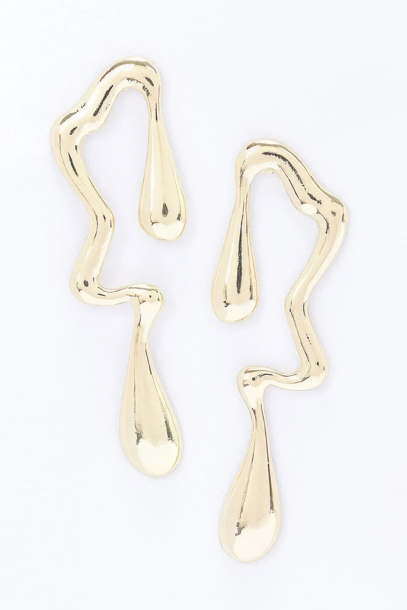Metal Gold Dip Earring | Mixtshop LLC Main image