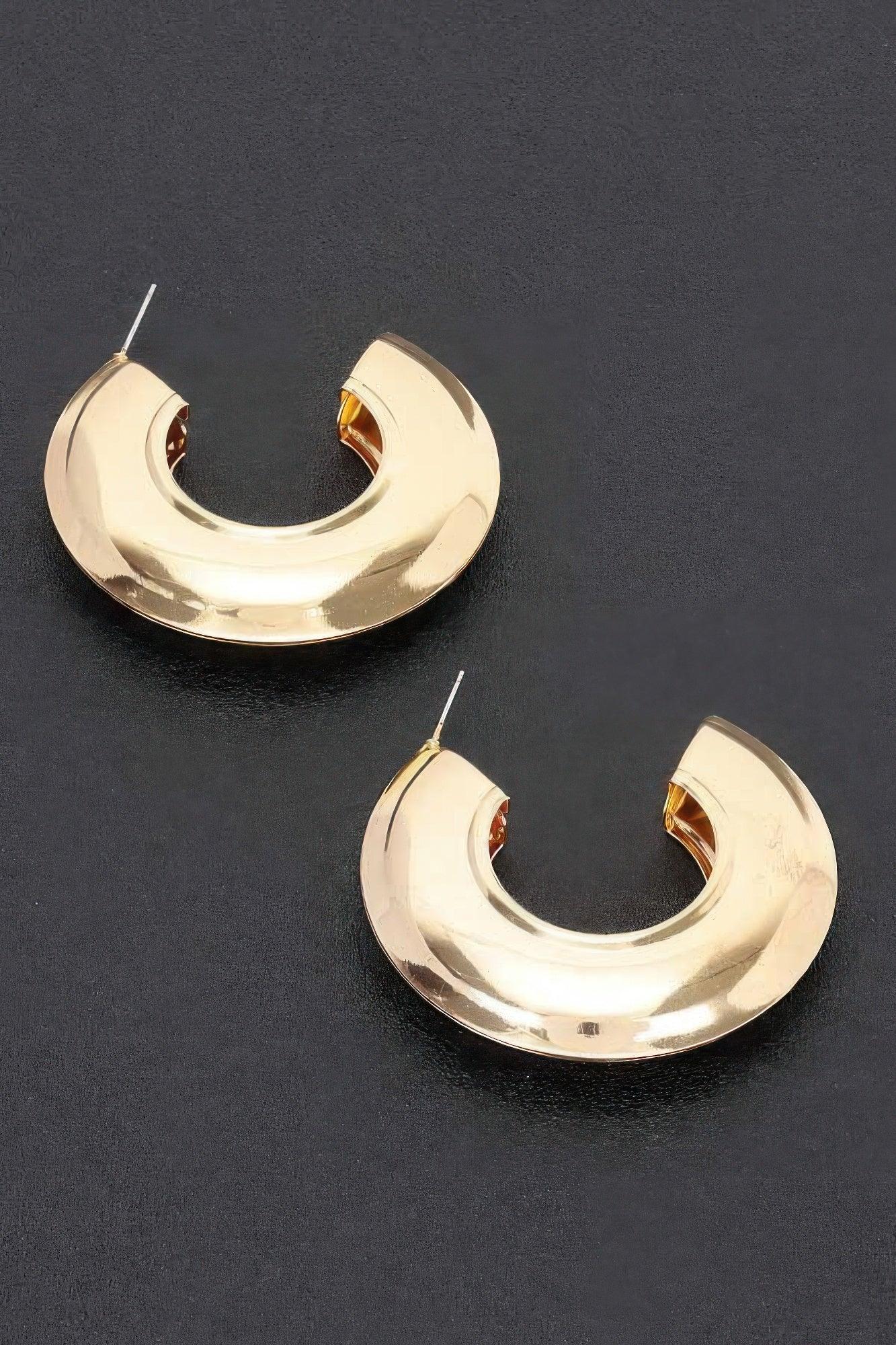 Metal Hoop Earring | Mixtshop LLC Main image