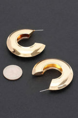Metal Hoop Earring | Mixtshop LLC