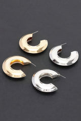 Metal Hoop Earring | Mixtshop LLC