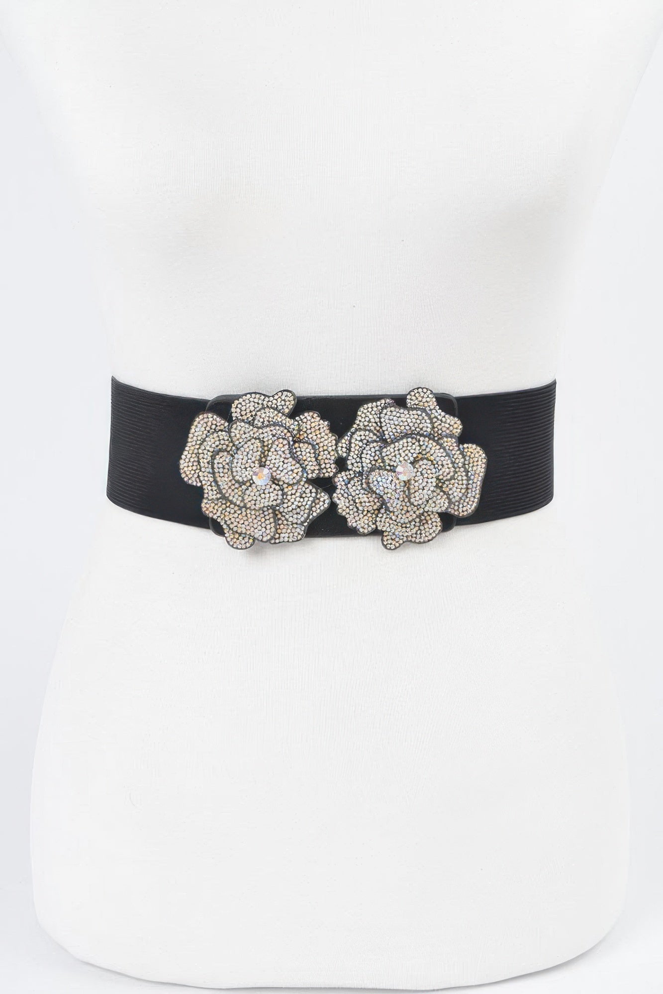 Ab Stone Flower Elastic Belt | Mixtshop LLC Main image