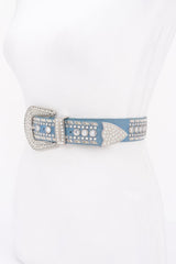 Rhinestone Metal Studded Multi Metal Belt | Mixtshop LLC