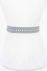 Rhinestone Metal Studded Multi Metal Belt | Mixtshop LLC