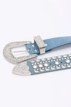 Rhinestone Metal Studded Multi Metal Belt | Mixtshop LLC