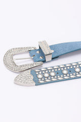 Rhinestone Metal Studded Multi Metal Belt | Mixtshop LLC
