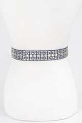 Rhinestone Metal Studded Multi Metal Belt | Mixtshop LLC
