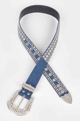 Rhinestone Metal Studded Multi Metal Belt | Mixtshop LLC