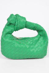 Faux Leather Braided Zip Bag | Mixtshop LLC