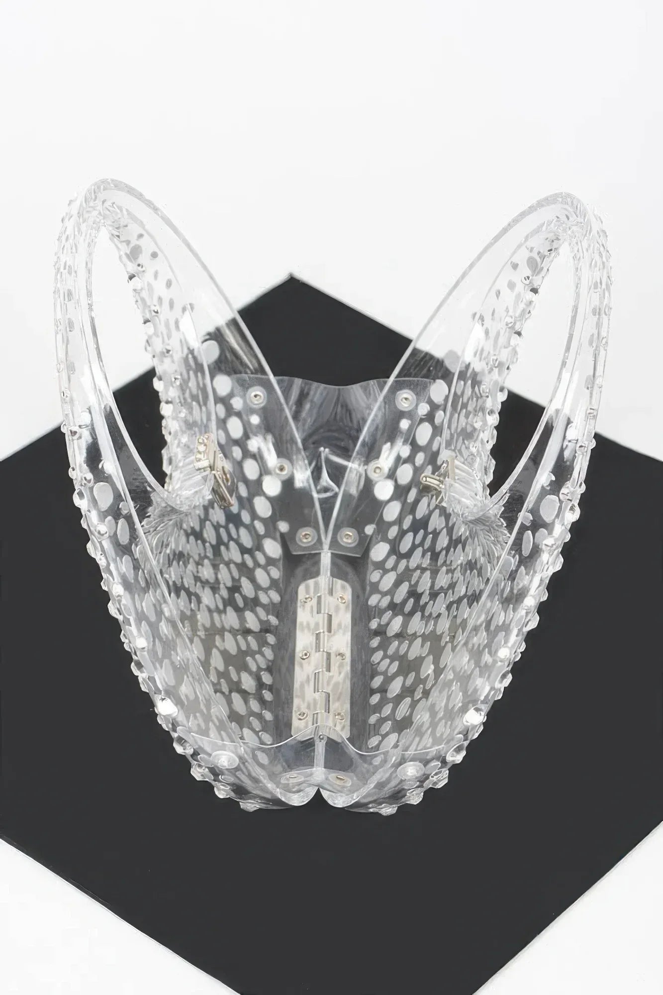 Rhinestone Hot Fix Clear Acrylic Clutch | Mixtshop LLC