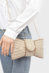 Rhinestone And Pearl Party Clutch | Mixtshop LLC