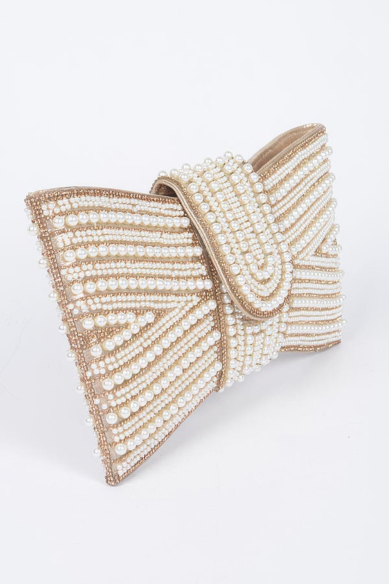Rhinestone And Pearl Party Clutch | Mixtshop LLC