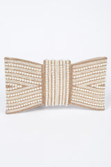Rhinestone And Pearl Party Clutch | Mixtshop LLC