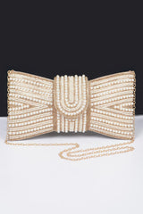 Rhinestone And Pearl Party Clutch | Mixtshop LLC