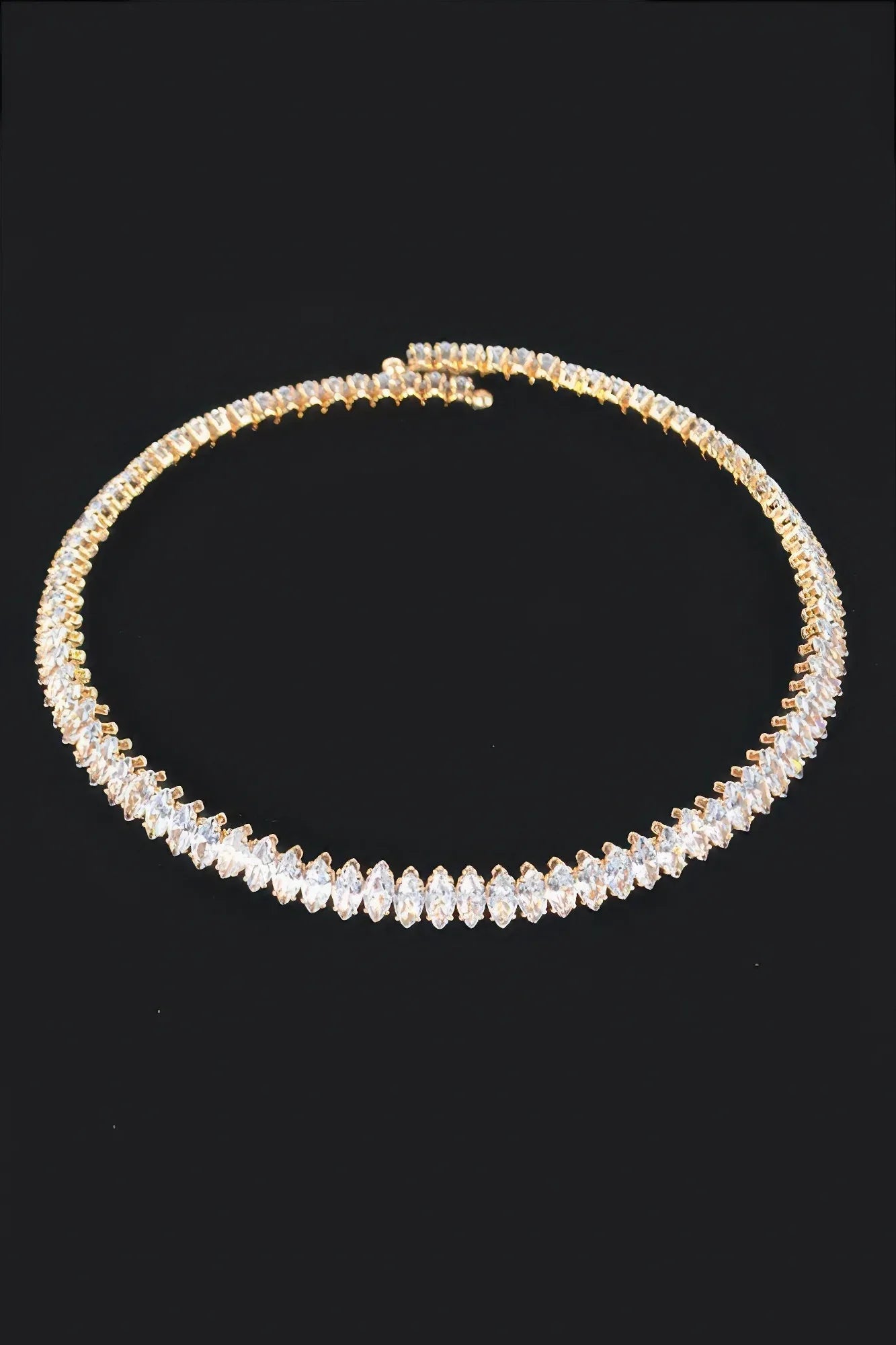 Cubic Zirconia Choker Necklace | Mixtshop LLC