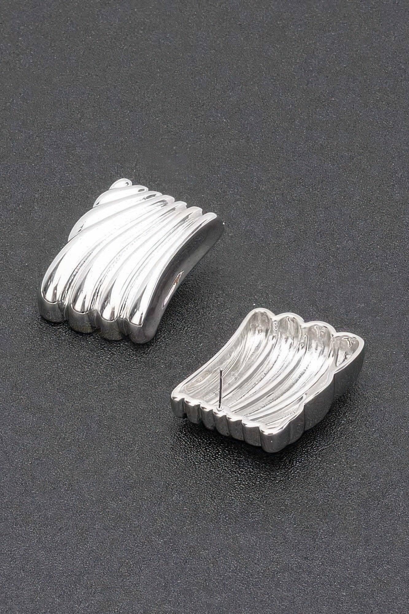 Gold Plated Metal Earring Secondary image