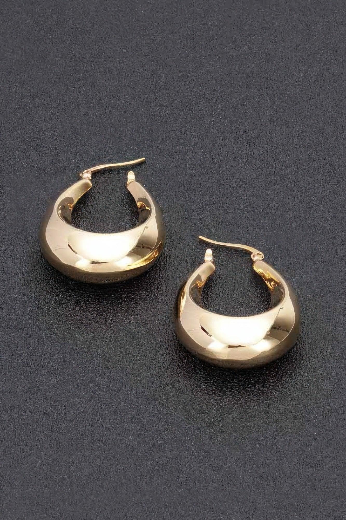Metal Vintage Hoop Earring | Mixtshop LLC Main image