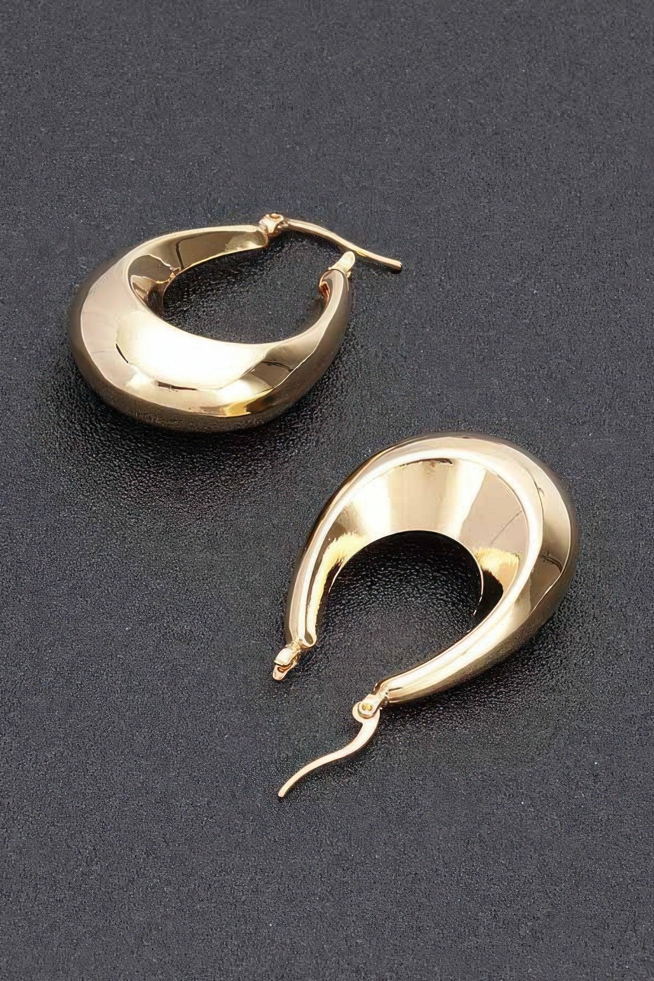 Metal Vintage Hoop Earring Secondary image