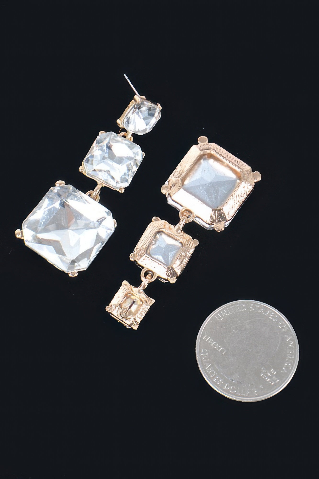 Rhinestone Dangle Earring | Mixtshop LLC