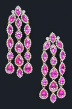 Rhinestone Fringe Earring | Mixtshop LLC