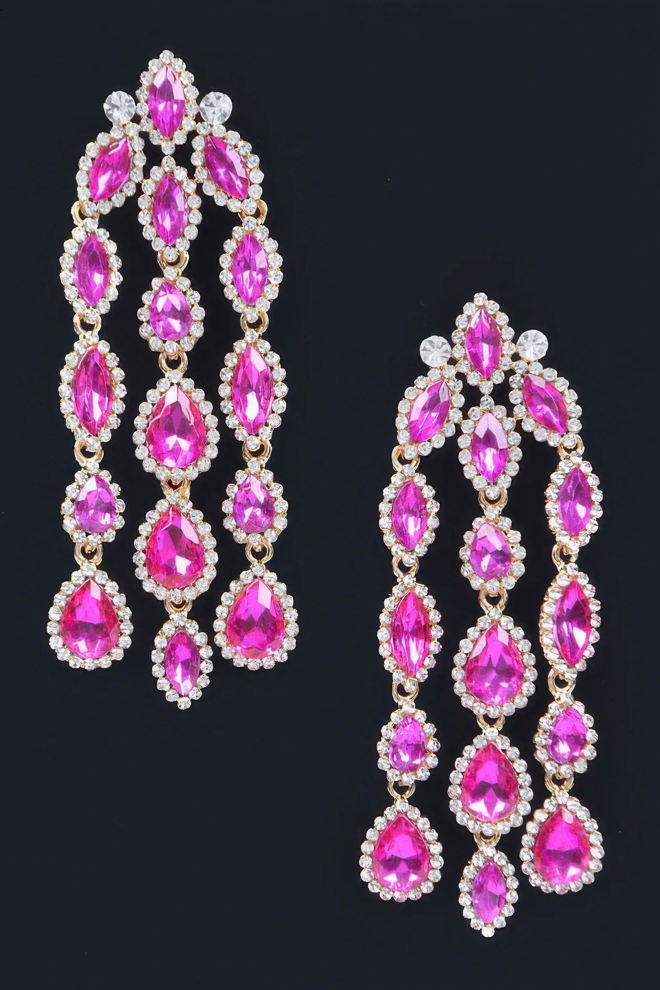 Rhinestone Fringe Earring | Mixtshop LLC